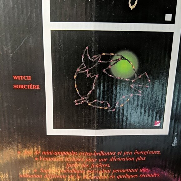 3 Set Vintage Sears Halloween Silhouettes Lights Window Decor Cat Witch Ghost - Picture 15 of 16